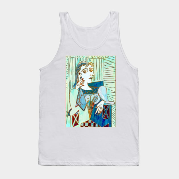 portrait cubism Tank Top by MGphotoart